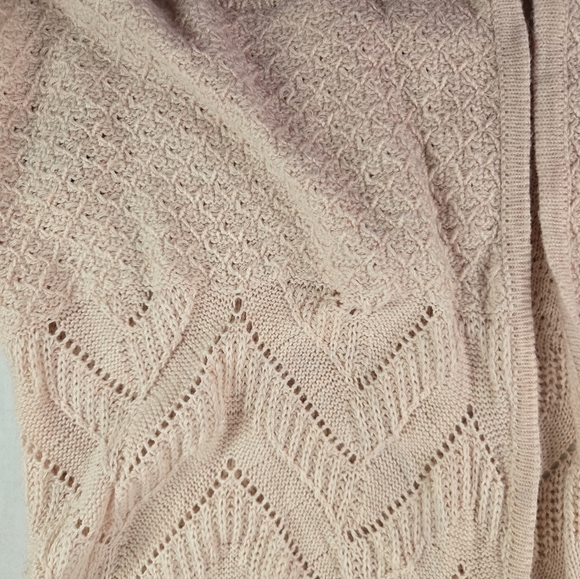 Verve Ami | light pink Heather Cardigan Sweater - Picture 8 of 11